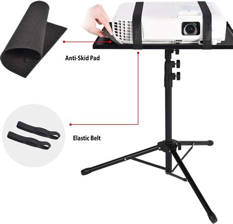 Klvied Projector Tripod Stand Universal Laptop Tripod Stand Portable