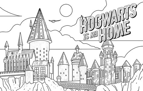 Hogwarts Castle Coloring Pages