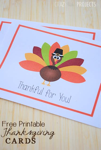 Free Printable Thank You Thanksgiving Cards
