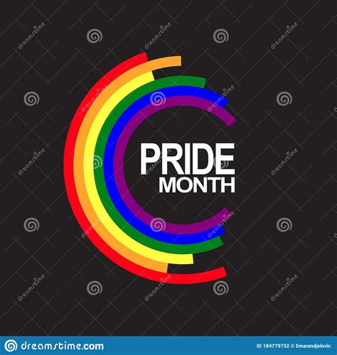 Logo With Lgbt And Homosexual Pride Celebration Concept Template With