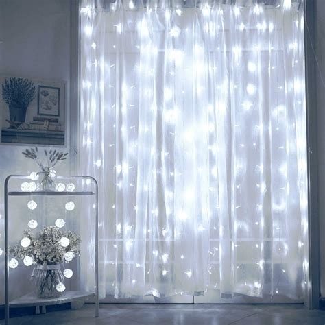 300 Led Warmcool White Curtain Fairy Lights Indoor Wedding Christmas