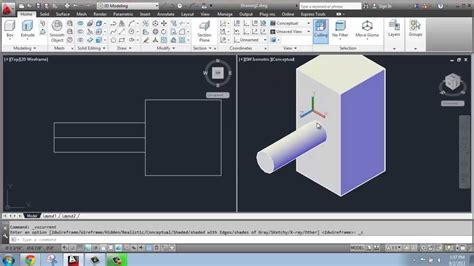 Answer if you are using autocad 2007 and higher, the flatshot command is available to convert 3d solids to flattened 2d views. AutoCAD 2013 - 3D Modeling Basics #17 - UCS: User ...