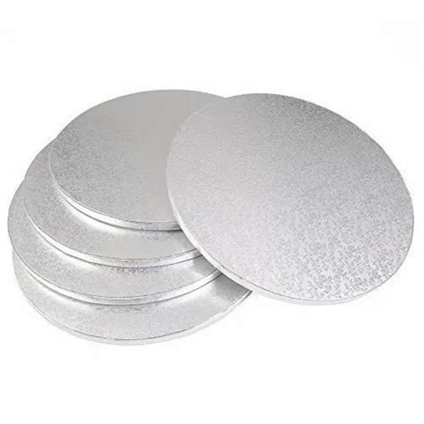 Cardboard Round Silver Cake Drum Board At Rs 35piece In Jaipur Id