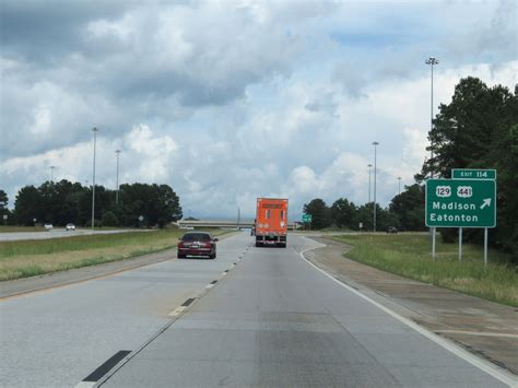 Georgia Interstate 20 Eastbound Cross Country Roads