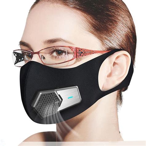 2020 Pm25 Dustproof Mask Smart Electric Fan Masks Anti Pollution