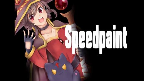 Megumin Speedpaint Konosuba Youtube