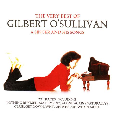 Gilbert Osullivan The Very Best Of Gilbert Osullivan A Singer And His Songs 2012 Cd