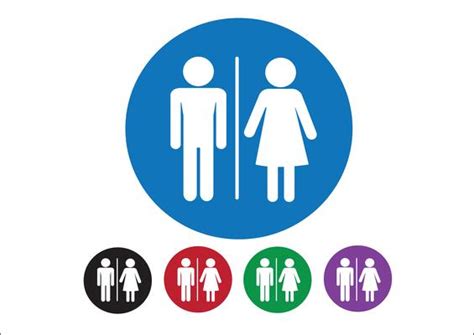 Bathroom Sign Vector Art Icons And Graphics For Free Download