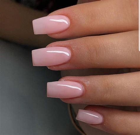Coffin Cute Light Pink Acrylic Nails Pic Cheese