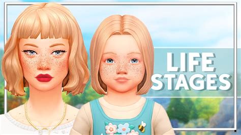 👼 Sims 4 Life Stages Cas The Sims 4 Create A Sim Youtube