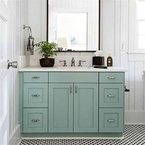 46 Incredible Bathroom Cabinet Paint Color Ideas