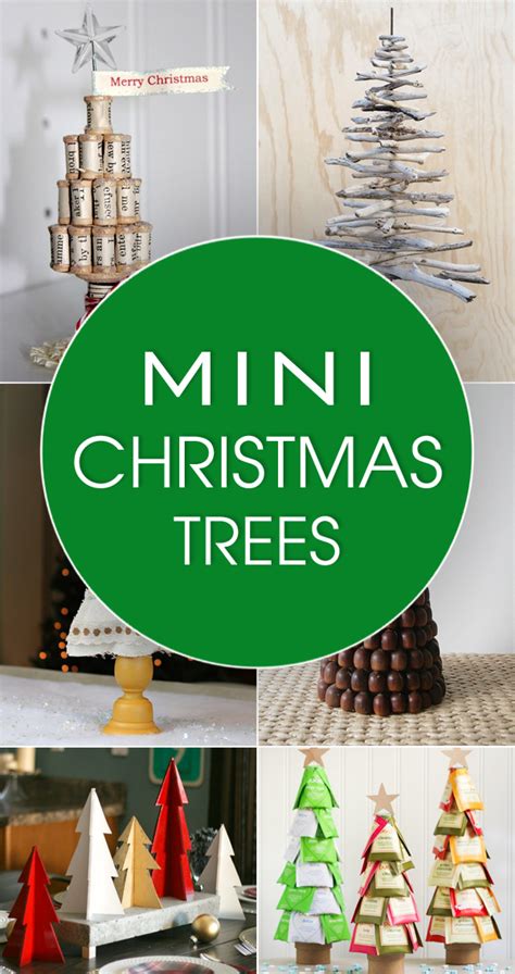 20 Adorable Diy Mini Christmas Trees Youre Going To Love