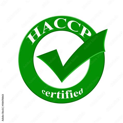 Haccp Certified Icon Or Symbol Image Concept Design For Business And