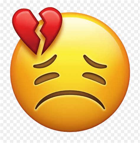 Share the best gifs now >>> Download heart broken emoji red clipart png photo | TOPpng