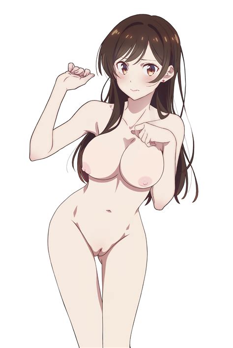 Mizuhara Chizuru Kanojo Okarishimasu Highres Nude Filter Third Party Edit 1girl Breasts