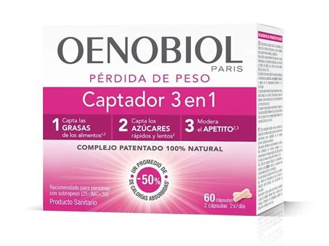 Oenobiol Captador 3 En 1® Fibras De Nueva Generación Para Perder Peso