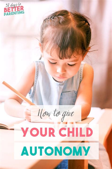 How To Encourage Autonomy In Children Kids Behavior Parenting