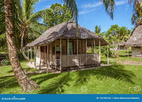 Tropical Bungalow Stock Image Image Of Palm Cottage 156786165