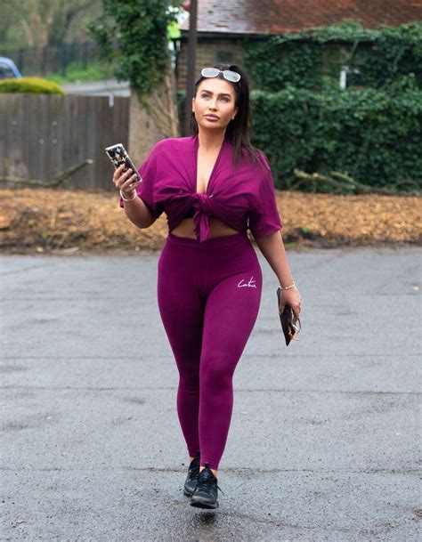 Lauren Goodger Is Seen Leaving Her Home Yesterday To Go For A Run In