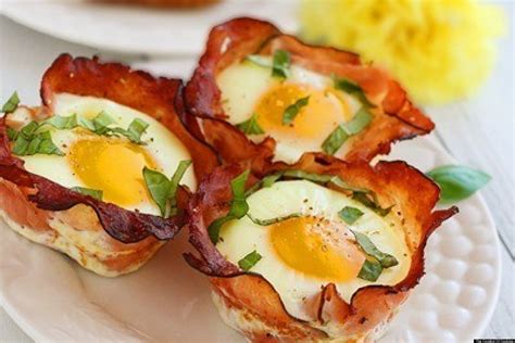 Eggs And Ham Cup On The Go Breakfast Photo Huffpost