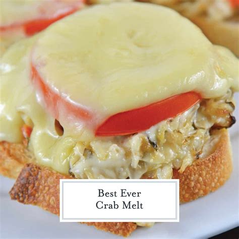 This Crab Melt Will Become Your Favorite Open Faced Sandwich Recipe