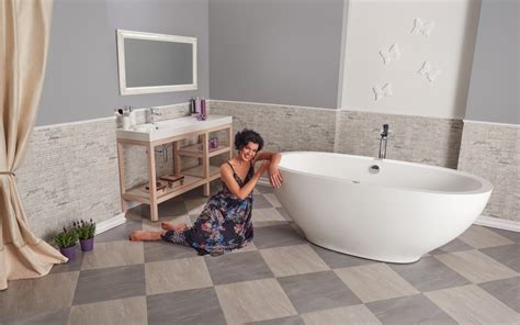 Aquatica Karolina™ Relax Solid Surface Air Massage Bathtub Fine Matte