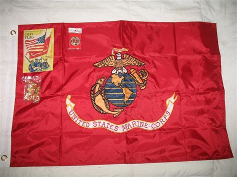embroidered sewn 2x3 ft usmc marine corps flag nylon flag double sided sports