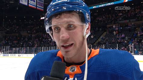 Casey Cizikas Discusses Isles Comeback Win Over Kings New York Islanders Post Game Youtube