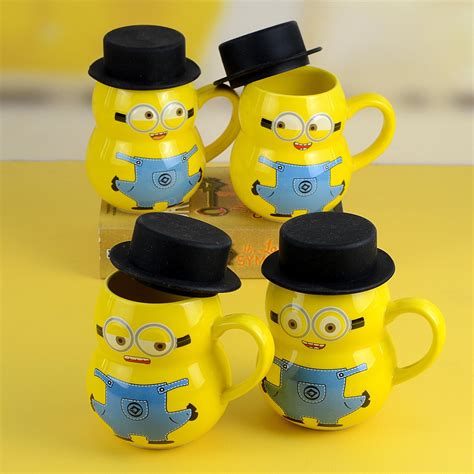 Set Of Cute Minion Mugs Kitchen And Tableware Ts
