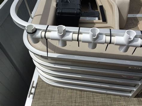We managed without but it's not ideal to have fishing rods just laying on the most boats are just a starting point where you are supposed to customize them to your liking. Homemade Rod Holders for Pontoon Boats: 13 Best & Worst Ideas
