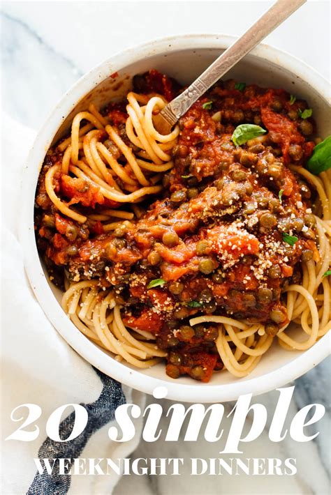 Check spelling or type a new query. 20 Simple Vegetarian Dinner Recipes - Cookie and Kate