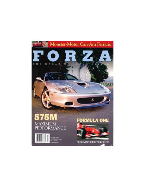 2003 Ferrari Forza Magazine 50 English