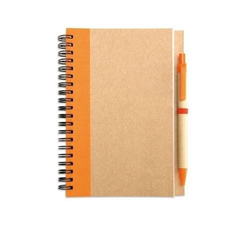 Recycled Paper Notebook And Pen Eco Reusable