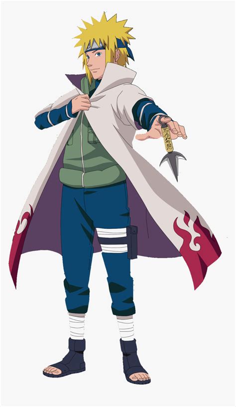 He was renowned all over the world as konoha's yellow flash. Minato Namikaze Render, HD Png Download - kindpng