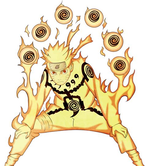 Image Ns Naruto Nine Tails Chakra Mode Render By Xsaiyan D4n4hzbpng