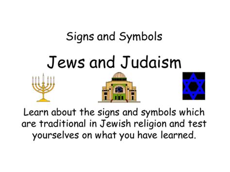 Judaism Symbols By Jodip Teaching Resources Tes