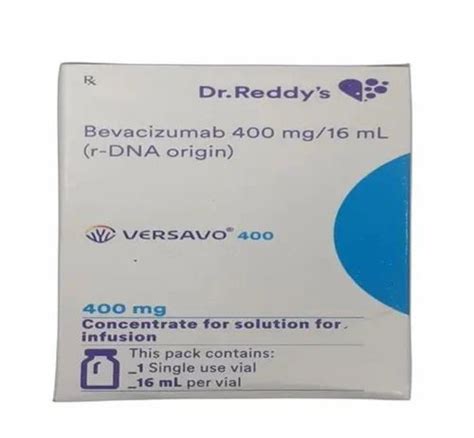 Dr Reddy 400 Mg Versavo Bevacizumab Injection Dosage Form Influsion