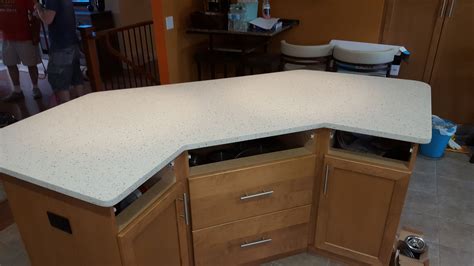 Iced White Quartz Countertop This Is My Color Countertop My Style Island