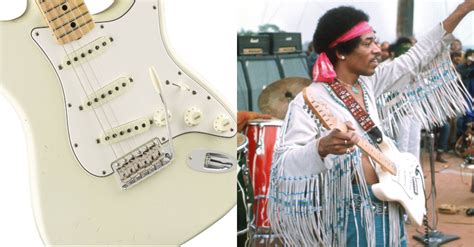 exclusive first look fender jimi hendrix stratocaster replica honors woodstock 50th anniversary