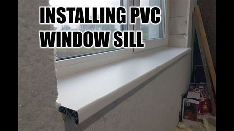 Pvc Window Sill Moulding Instalation How To Diy Youtube
