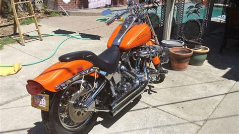 Buy Harley Davidson Limited Edition Custom 1993 Orange On 2040 Motos