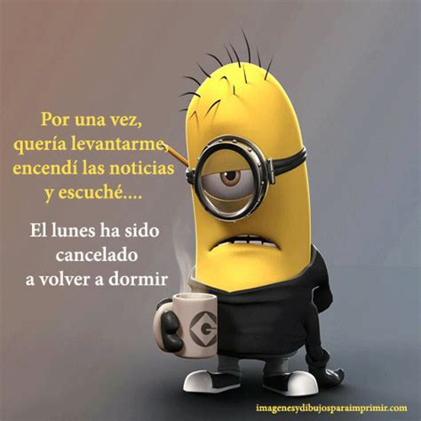 Frase Del Lunes Con Minion Para Compartir Imagenes Y Dibujos Para