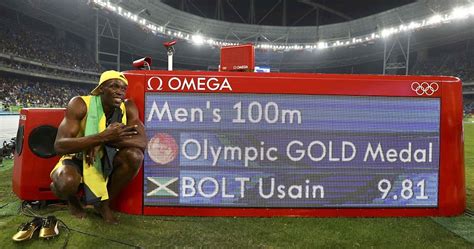 Emeraldruth Blog Photos Usain Bolt Makes History As Jamaican Wins Third Consecutive Olympic