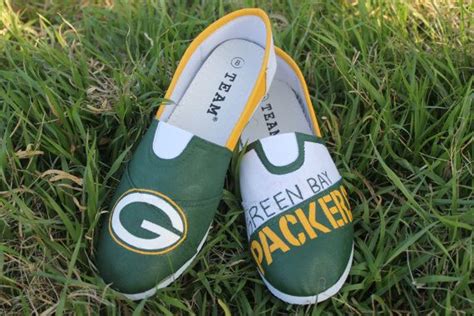 Green Bay Packers Slippers On The Grass