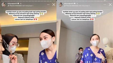 Baru Keluar Dari Rumah Sakit Ayu Ting Ting Sempatkan Datang Ke Acara