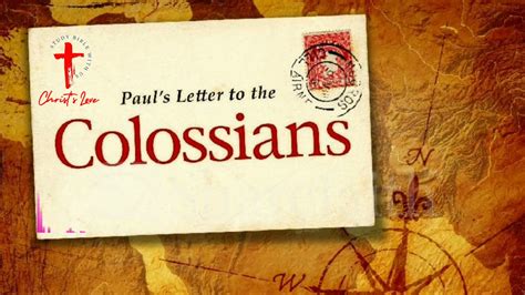 Introduction Pauls Letter To The Colossians Youtube