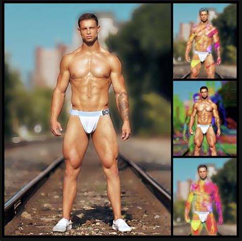 Adult Film Luscious Speedo Running Sports Swimwear Matt Model