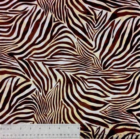 Cotton Fabric Pattern Fabric Safari Zebra Fur Pattern Zebra Skin