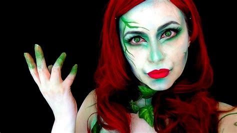 Poison Ivy Halloween Body Paint Makeup Tutorial Youtube
