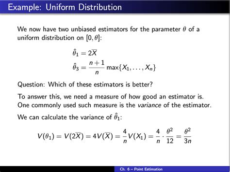 Solved Calculating The Variance Of An Estimator 9to5science